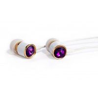 JIMMY CRYSTAL EARBUDS AJ904, AMETHYST