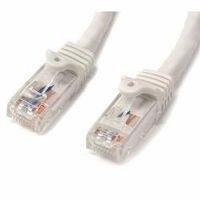 StarTech.com Cat6 patch cable with snagless RJ45 connectors â€" 50 ft, white