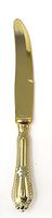 Decorline Baroque Plastic Gold Knives 12ct.
