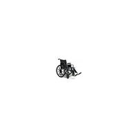 Everest & Jennings Advantage LX Wheelchair, Detachable Full Arms & Swingaway Footrests, 18" Seat, Silvervein Color