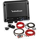 Rockford Fosgate R500X1D Amplifier + Wiring Kit Bundle R500X1D 500W RMS Prime Series Class D Monoblock Amplifier + BAK42 Complete CCA 4 Gauge Amplifier Wiring Kit with 2-Channel RCA Interconnects