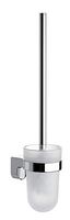 Emco Mundo 331500101 Toilet Brush Holder Wall-Mounted Model Chrome Opal Glass