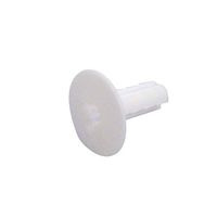 C&E CNE53388 RG6 Feed Through Bushing with Ground and Messanger Knock Outs, Clear