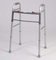Dual Button Folding Walker