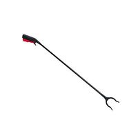 Garbage Collector Grabber, Environmental Protection Clip Sanitary Clip Plastic Iron Man Sanitation Garbage Portable Material Picker Length 80cm (Color : Black)