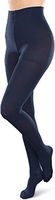 Ease Opaque Women's Support Pantyhose - Mild (15-20mmHg) Graduated Long Compression Hosiery (Navy, X-Large Long)
