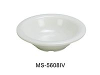 Yanco MS-5608IV Mile Stone Salad Bowl, 8 OZ Capacity, 1.5" Height, 6.25" Diameter, Melamine, Ivory Color, Pack of 48