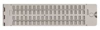 Braille Aluminum Jumbo slate, 4 x 18, pin up