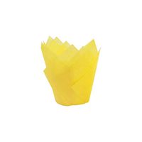 50pcs Tulip Cupcake Cup,Paper Liners Baking Wrappe Case Cake Muffin Mini Baking Cups for Wedding, Birthday,Party (H)