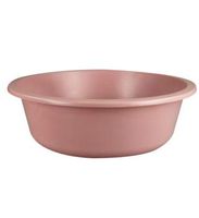 Round Plastic Wash Basin 5 Quart, Rose (4 Pack)
