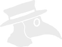 hBARSCI Plague Doctor Vinyl Decal - 5 Inches - for Cars, Trucks, Windows, Laptops, Tablets, Outdoor-Grade 2.5mil Thick Vinyl - White