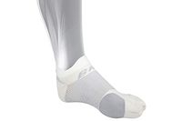 OS1st Bunion Relief Socks (One Pair) with Split-Toe Design and Bunion pad to Relieve Toe Friction and Bunion/Hallux Valgus Pain (White, Medium)