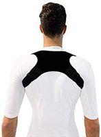 Adjustable Posture Corrector - Comfortable Shoulder & Back Brace for Slouching - Discreet Design for Men & Women - for Upper Back Clavicle Support - Suitable for Running & Sports