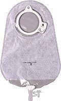 2 Pc Urostomy Pouch, Std. Trans, 1/2" - 2"