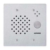 Aiphone IE-SS-A Audio Only Door Station, Stainless Steel, Flush Mount