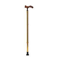 AINIYF Walking Stick Aluminum Cane Elderly People Retractable Non-Slip Adjustable Height Crutches (Color : Yellow)