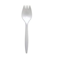 E175020 Empress Medium Weight Spork Polypro White Dense Pack 1000 / cs