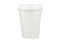 [1000 SETS] White Paper Hot Cups with White Lids- premium white paper Coffee Office Cocoa Hot Chocolate Latte Cappuccino Hot (1000, 12oz Cups + Lids)