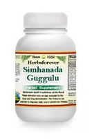 Simhanada Guggulu (Ayurvedic Ancient Formulation) (Herbal Supplement) 90 Vege Capsules, 800 Mg - Concentrated