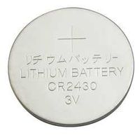 Industrial Grade 5HXG8 Battery, Coin Cell, Size 2430, 3V