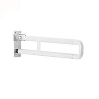 Bathroom safety rails Bathroom Handrails, Bathroom Stainless Steel Fold Safety Armrest (Color : White, Size : 60cm)