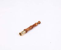 Handmade Pear Wood Cigarette Holder Metal Head Removable for Easy Cleaning (2.5×1)