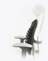 Lumbar Support Pillow Cushion, Therapeutic Massage Foam to Protect & Soothe Lower Back, Pain Relief, Orthopedic, Washable Cover, Adjustable Straps. Perfect Gift Home Office Chair Car Seat.