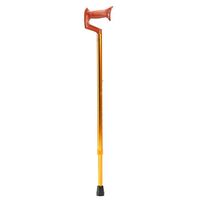 Walking Stick Aluminum Alloy Adjustable Position Gold Cane Ergonomic Design Shock Absorption Travel Crutches Family Members Abs