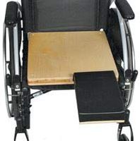AliMed Unpadded Wheelchair Seat with Cushioned Stump Support, 16" x 16" x 1.5"