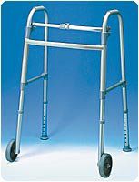 5" Wheeled Walker With Glides, 2 Per Case