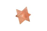 Rose Quartz Merkaba 1 inch Star Jet International Healing Spiritual Divine India A++ Crystal Therapy Geometry Positive Peace Pocket Internal Strength Love Doctor Actor Star Future Luck Sacred Geometry