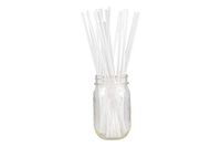 HeloGreen 10.25" Compostable PLA Straws - White - 400 Count