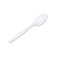 An Item of Dixie Plastic Teaspoons, Heavyweight, White (1,000 ct.) - Pack of 1 - Bulk Disc