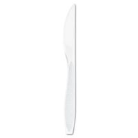 SOLO Cup Company Impress Heavyweight Full-Length Polystyrene Cutlery, Knife, White - Includes 1000 knives.