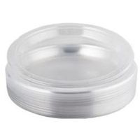 Plastico 6" Clear Plates - 40 count