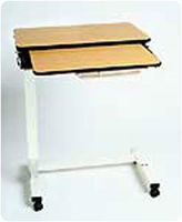 Executive Split-Top Overbed Table Quartered Oak Split-Top - Model 920523