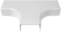 Wire Trak Raceway In a Roll and Accessories, WHITE (500 Series 1" x 1/2", 3-Way Tee)