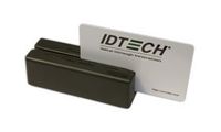 Idtech IDMB-354133BX MiniMag Duo Dual Head MagStripe Reader, Track 3, USB Keyboard Emulation, Bottom Exit, Black