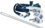 RoadPro RPPS-13KW Platinum Series White 3' 1000W Single Mirror Mount CB Antenna Kit