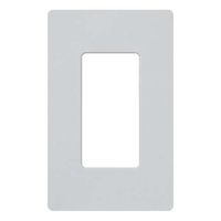 Lutron SC-1-PD Thermoset Device Mount Standard Size 1-Gang Designer Screwless Decorator Wallplate Rectangular Device Palladium Claro Satin Colors