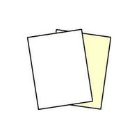 250 Sets, NCR Paper, 5887, Collated 2 Part (White, Canary), Letter Size Carbonless Paper Appleton