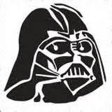 Chase Grace Studio Darth Vader Star Wars Inspired Vinyl Decal Sticker|Black|Cars Trucks Vans SUV Laptops Wall Art|5" X 5"|CGS627