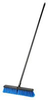Laitner Brush Company 257 18" Indoor & Outdoor Push Broom With 60" Metal Handle