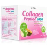 Vistra Collagen Peptide 4000 mg. Apple Melon Flavor 10 sachets/Box.
