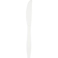 Club Pack of 600 White Premium Heavy-Duty Plastic Party Knives