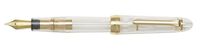 Sailor 1911 Large Clear Transparent GT 21K Gold Medium Point Fountain Pen - 11-2001-400