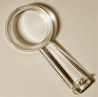 Hand Magnifier, 1" Stackable