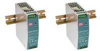 MEAN WELL EDR-120-24 Single Output DIN Rail Power Supply 24V 5 Amp 120W (2-(Pack))