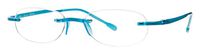 Scojo New York Gels Original Reading Glasses, Aqua, 2.00 Magnification