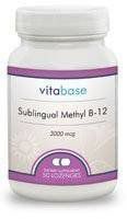 Sublingual Methyl B-12 (3000 mcg) 50 Lozenges (2 Pack)